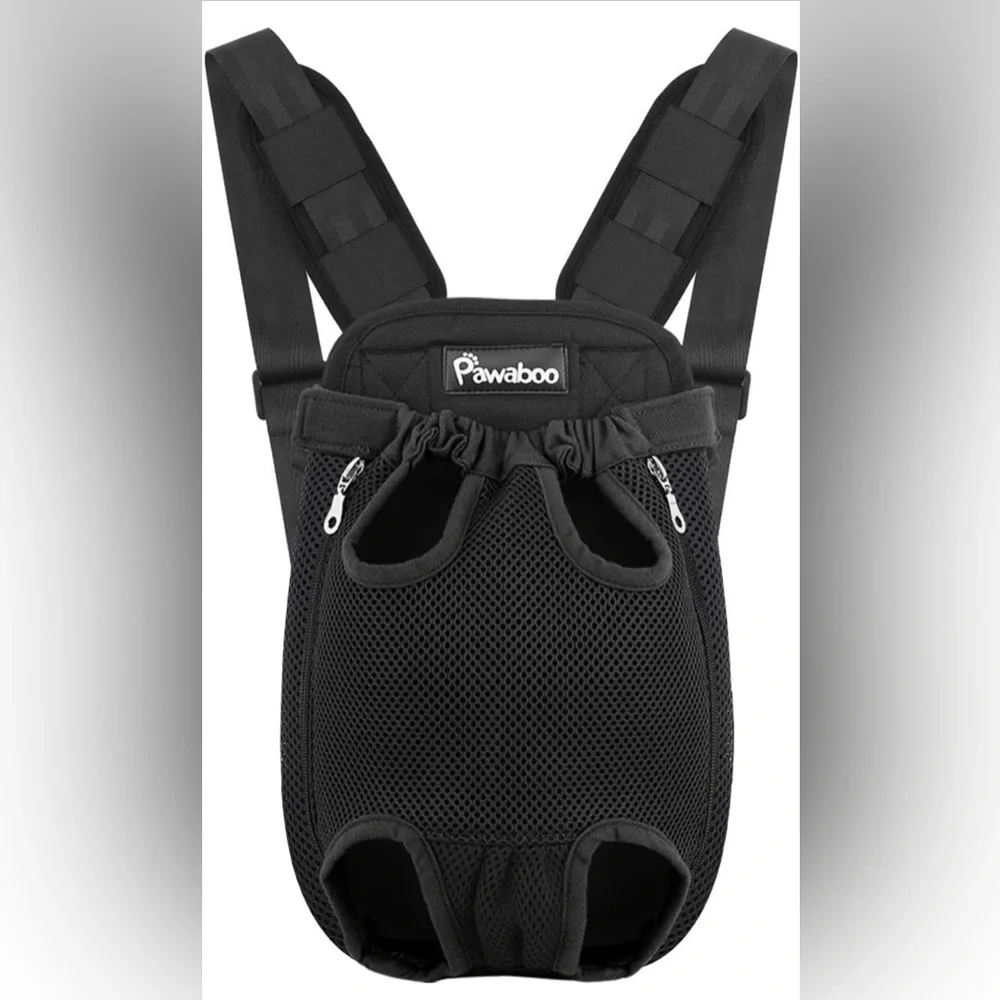 Pet Carrier Backpack for dog and cats, Size Small, Black